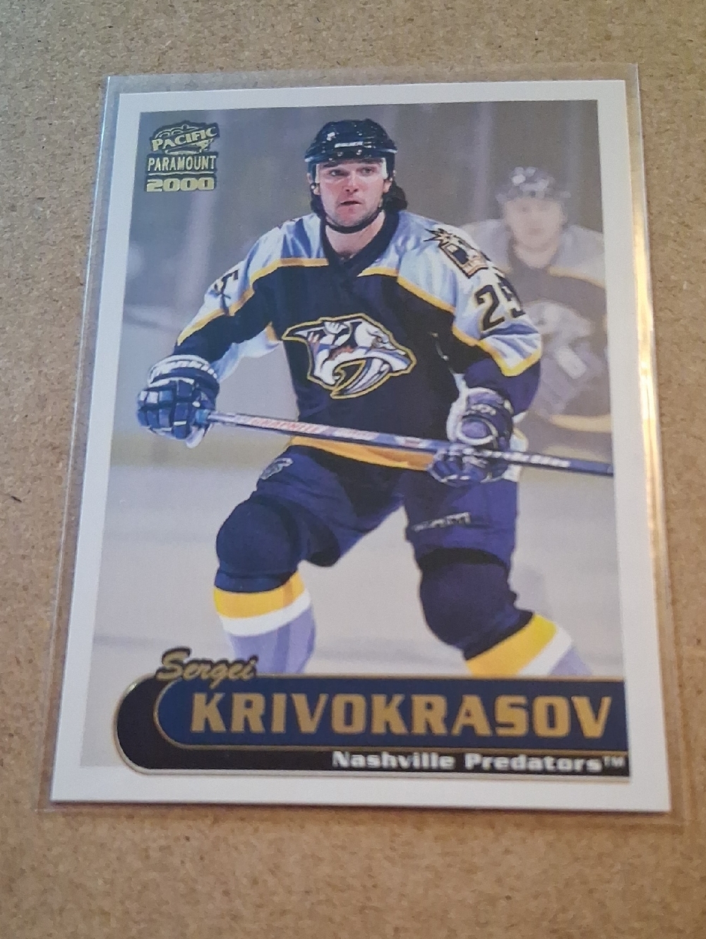 Sergei Krivokrasov Presators/Blackhawks Hockey Cards